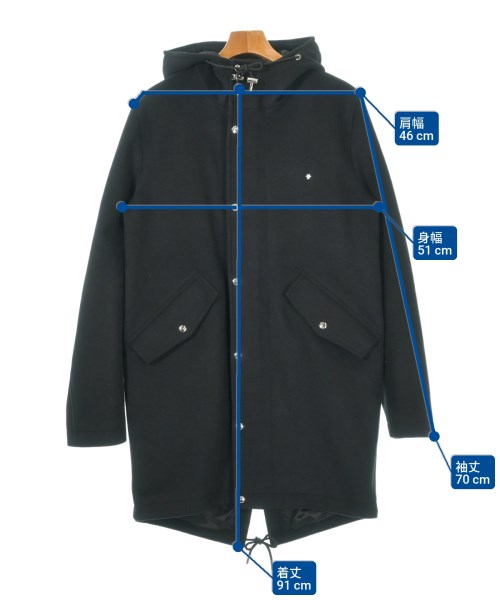 Dior Homme（ディオールオム）コート 黒 サイズ:44(S位) メンズ/2200661858028