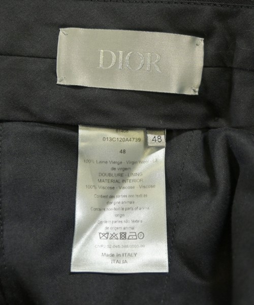 Dior Homme（ディオールオム）スラックス 黒 サイズ:48(L位) メンズ/2200665073083
