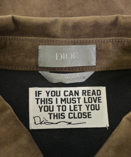 Dior Homme（ディオールオム）カジュアルシャツ 茶 サイズ:44(S位) メンズ/2200665219085