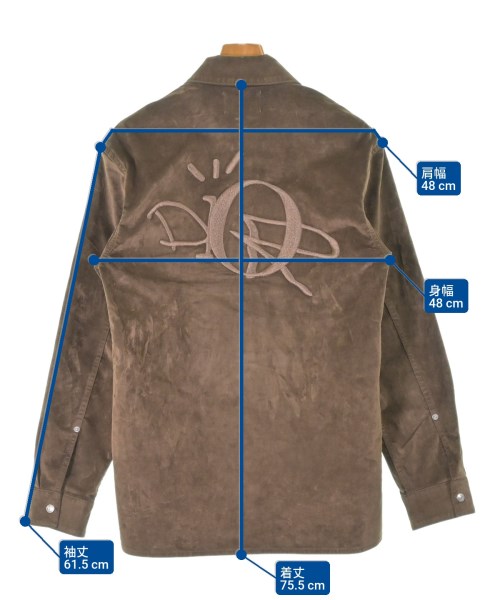 Dior Homme（ディオールオム）カジュアルシャツ 茶 サイズ:44(S位) メンズ/2200665219085