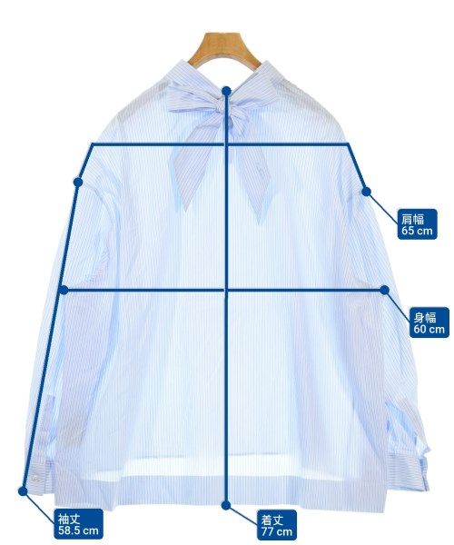 Dior Homme（ディオールオム）カジュアルシャツ 青 サイズ:42(XXL位) メンズ/2200666420022