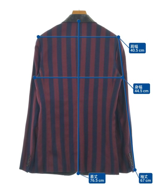 Dior Homme（ディオールオム）テーラードジャケット 赤 サイズ:46(M位) メンズ/2200667196216