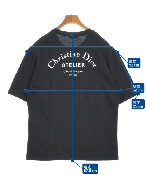 Dior Homme（ディオールオム）Tシャツ・カットソー 黒 サイズ:M メンズ/2200668692045