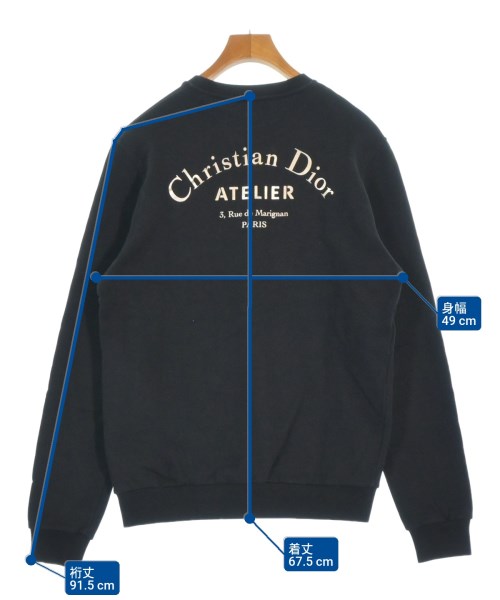 Dior Homme（ディオールオム）スウェット 黒 サイズ:M メンズ/2200668692052