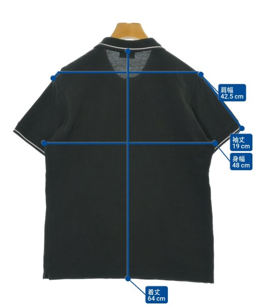 Dior Homme（ディオールオム）ポロシャツ 黒 サイズ:48(L位) メンズ/2200671724054
