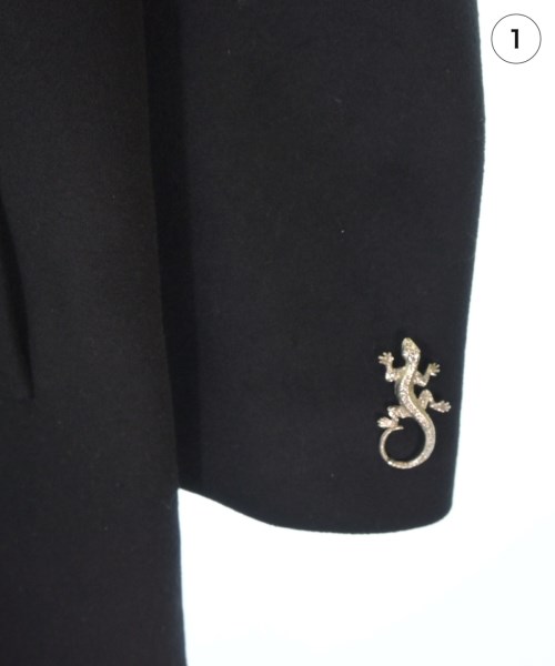 Dior Homme（ディオールオム）ステンカラーコート 黒 サイズ:48(L位) メンズ/2200672083013