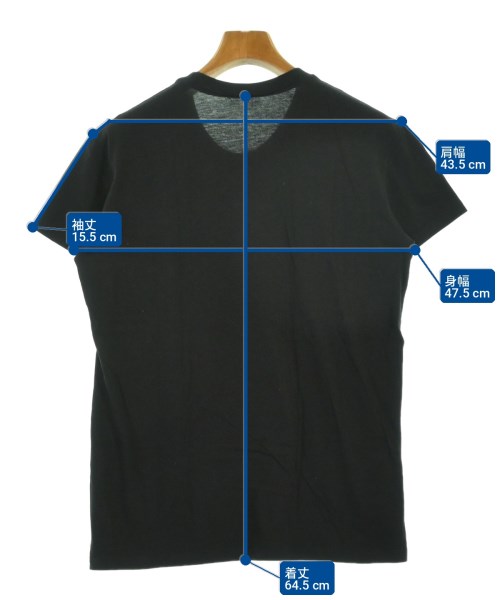 Dior Homme（ディオールオム）Tシャツ・カットソー 黒 サイズ:XS メンズ/2200723486213