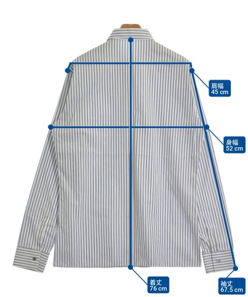 Dior Homme（ディオールオム）カジュアルシャツ グレー サイズ:40(L位) メンズ/2200730652045