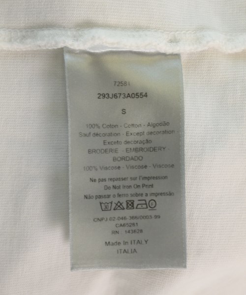 Dior Homme（ディオールオム）Tシャツ・カットソー 白 サイズ:S メンズ/2200731352043