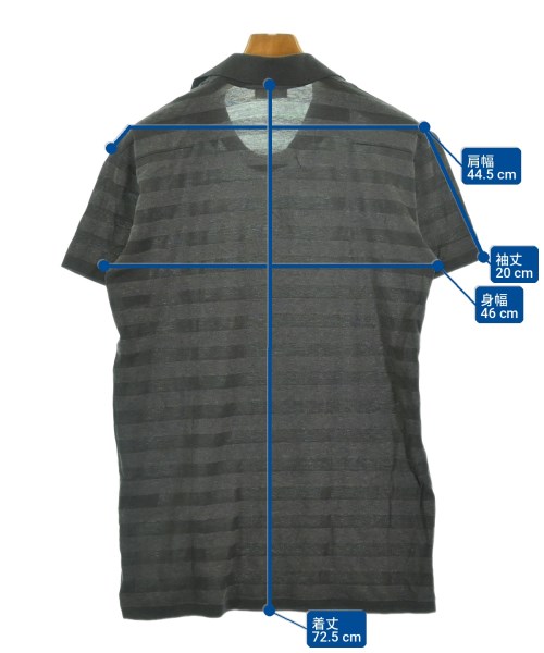 Dior Homme（ディオールオム）ポロシャツ グレー サイズ:XS メンズ/2200732823023