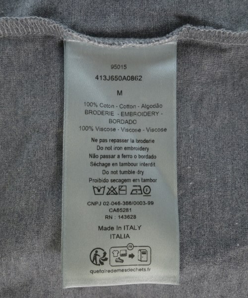 Dior Homme（ディオールオム）Tシャツ・カットソー グレー サイズ:M メンズ/2200735482074