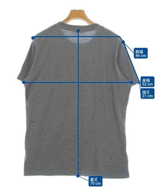 Dior Homme（ディオールオム）Tシャツ・カットソー グレー サイズ:M メンズ/2200735482074