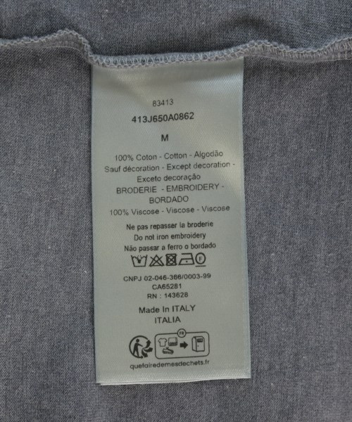 Dior Homme（ディオールオム）Tシャツ・カットソー グレー サイズ:M メンズ/2200735482081