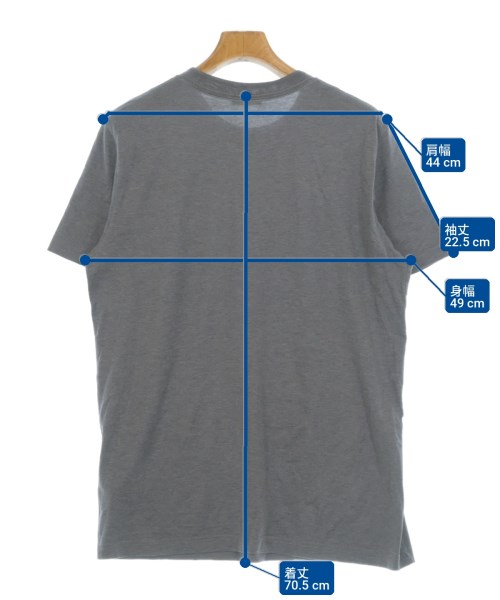 Dior Homme（ディオールオム）Tシャツ・カットソー グレー サイズ:M メンズ/2200735482081