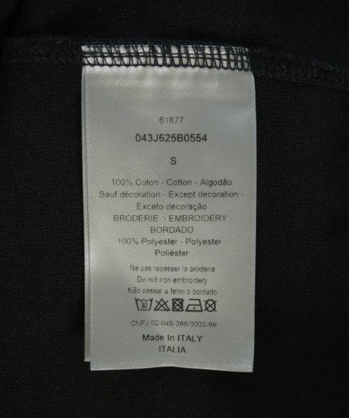 Dior Homme（ディオールオム）Tシャツ・カットソー 黒 サイズ:S メンズ/2200735619029