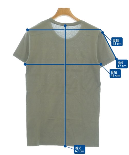 Dior Homme（ディオールオム）Tシャツ・カットソー カーキ サイズ:S メンズ/2200721048093