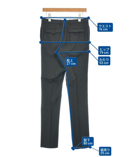 Dior Homme（ディオールオム）スラックス 黒 サイズ:44(S位) メンズ/2200722906026