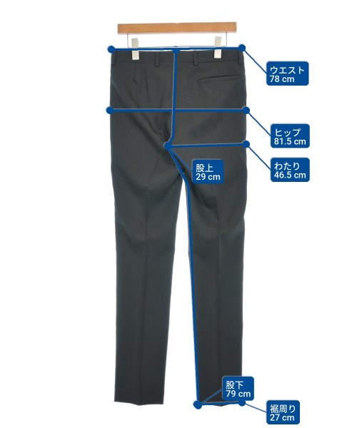 Dior Homme（ディオールオム）スラックス 黒 サイズ:44(S位) メンズ/2200722906057