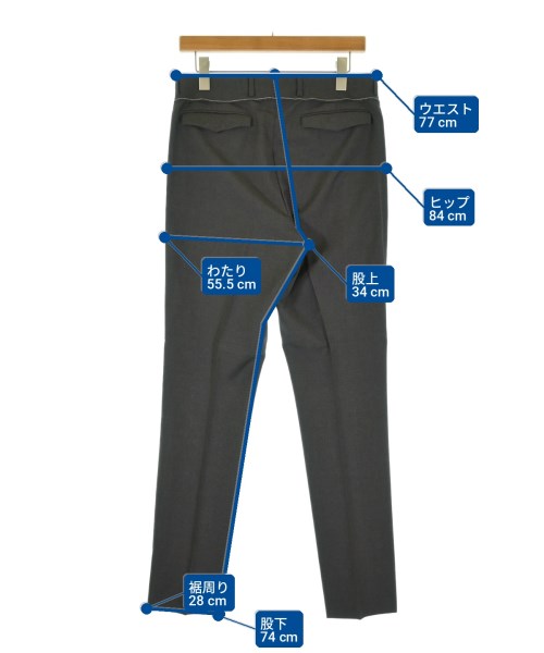 Dior Homme（ディオールオム）スラックス グレー サイズ:44(S位) メンズ/2200722906095