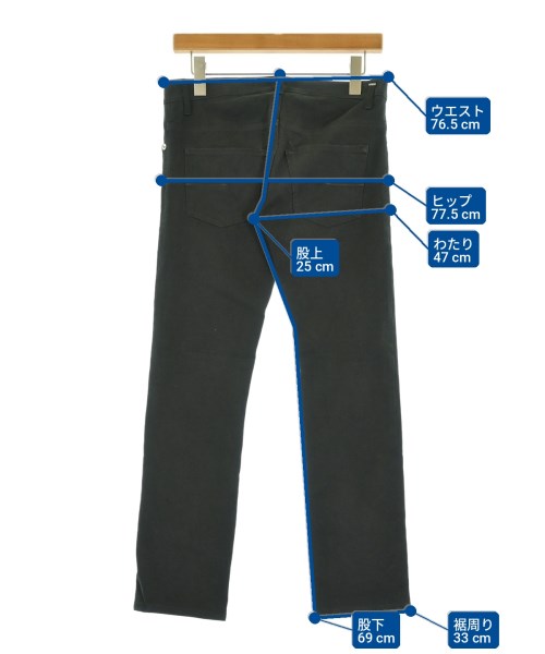 Dior Homme（ディオールオム）デニムパンツ 黒 サイズ:27(XS位) メンズ/2200723426028