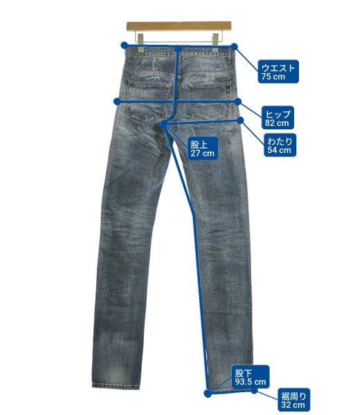 Dior Homme（ディオールオム）デニムパンツ 青 サイズ:28(S位) メンズ/2200723499015