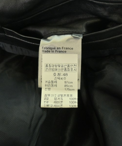 Dior Homme（ディオールオム）ライダース 黒 サイズ:48(L位) メンズ/2200723782018