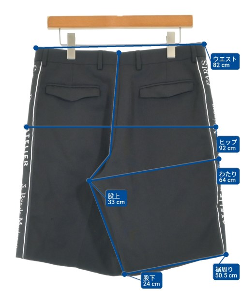 Dior Homme（ディオールオム）ショートパンツ 黒 サイズ:48(L位) メンズ/2200723782087