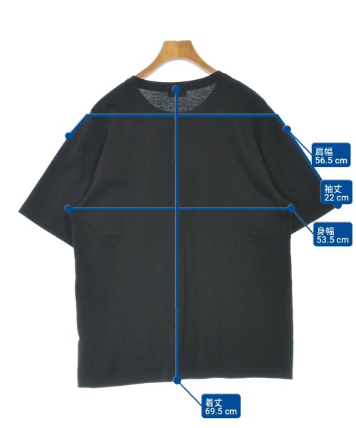 Dior Homme（ディオールオム）Tシャツ・カットソー 黒 サイズ:L メンズ/2200724356010