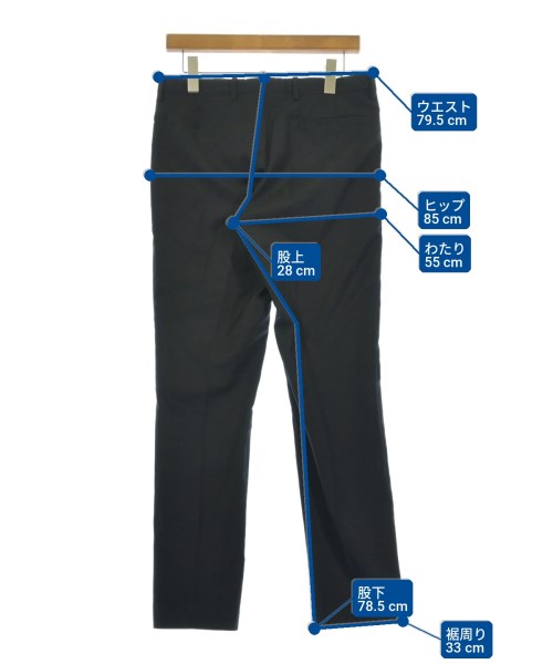 Dior Homme（ディオールオム）スラックス 黒 サイズ:46(M位) メンズ/2200727579027