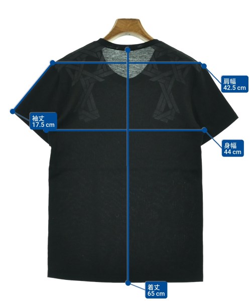Dior Homme（ディオールオム）Tシャツ・カットソー 黒 サイズ:S メンズ/2200683165074