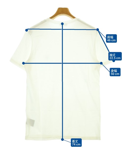 Dior Homme（ディオールオム）Tシャツ・カットソー 白 サイズ:S メンズ/2200686462101