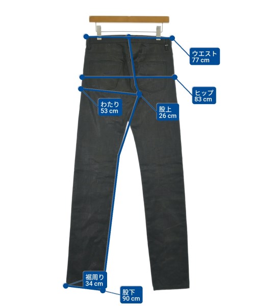 Dior Homme（ディオールオム）デニムパンツ 黒 サイズ:29(S位) メンズ/2200686853060