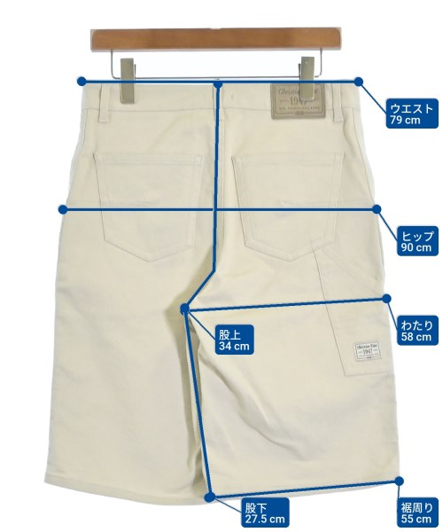 Dior Homme（ディオールオム）ショートパンツ ベージュ サイズ:29(S位) メンズ/2200688364069