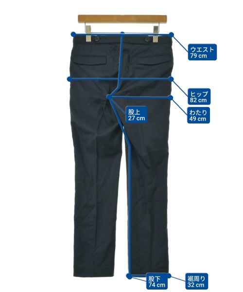 Dior Homme（ディオールオム）スラックス 紺 サイズ:44(S位) メンズ/2200690315028