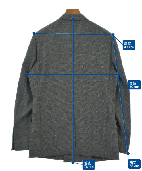 Dior Homme（ディオールオム）テーラードジャケット グレー サイズ:46(M位) メンズ/2200690692013
