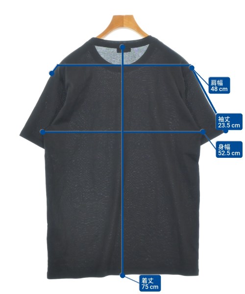Dior Homme（ディオールオム）Tシャツ・カットソー 黒 サイズ:M メンズ/2200688719043