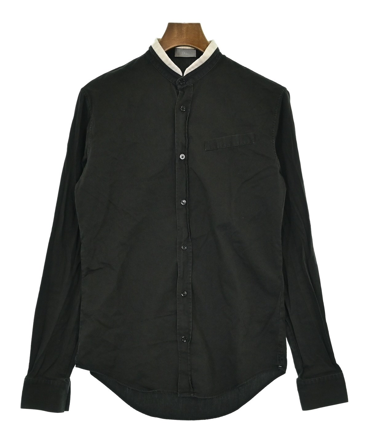 Dior Homme（ディオールオム）カジュアルシャツ 黒 サイズ:38(S位