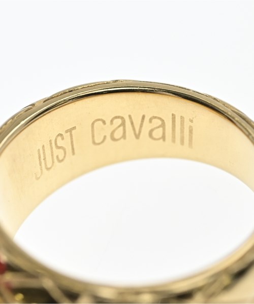 JUST cavalli（ジャストカバリ）リング 赤 サイズ:-(9号位) レディース/2200637673105