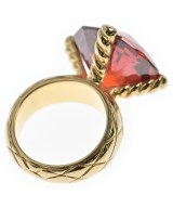 JUST cavalli（ジャストカバリ）リング 赤 サイズ:-(9号位) レディース/2200637673105