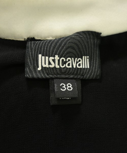 JUST cavalli（ジャストカバリ）ノースリーブ 黒 サイズ:38(S位) レディース/2200679638049