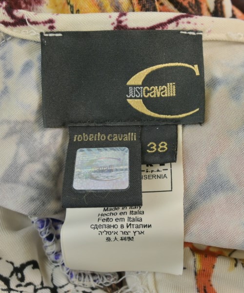 JUST cavalli（ジャストカバリ）ワンピース 白 サイズ:38(S位) レディース/2200679638063