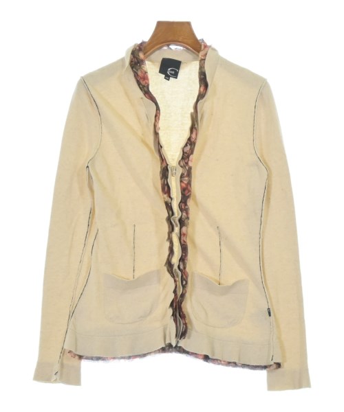 JUST cavalli(ジャストカバリ)カーディガン ベージュ サイズ:38(S位)/2200694852048