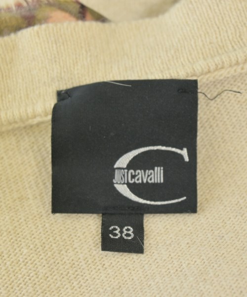JUST cavalli（ジャストカバリ）カーディガン ベージュ サイズ:38(S位) レディース/2200694852048