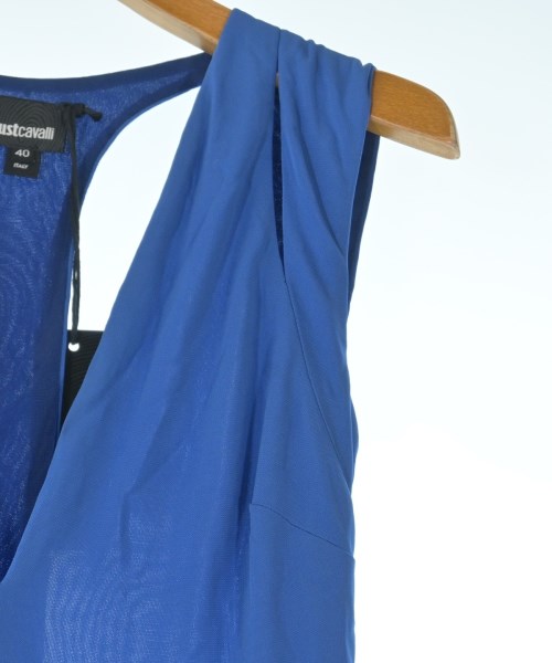 JUST cavalli（ジャストカバリ）オールインワン/サロペット 青 サイズ:40(M位) レディース/2200654950227