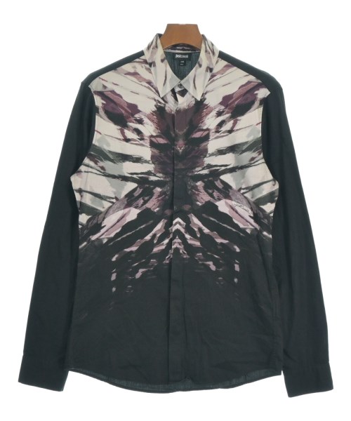 JUST cavalli(ジャストカバリ)カジュアルシャツ 黒 サイズ:48(L位)/2200650618053