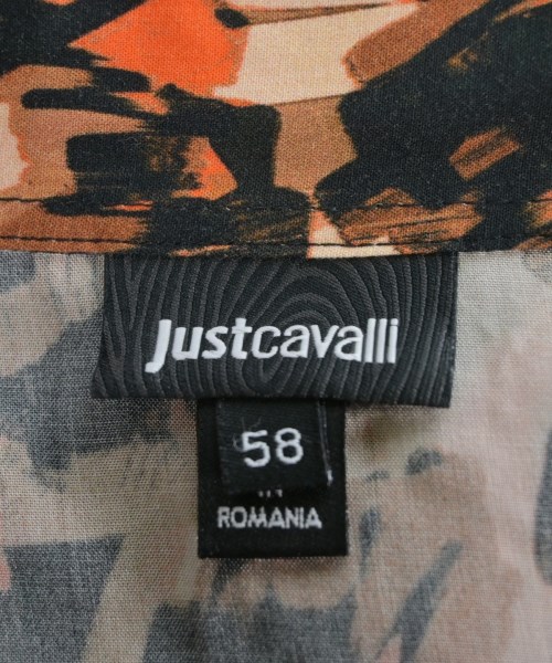 JUST cavalli（ジャストカバリ）カジュアルシャツ オレンジ サイズ:58(XXL位) メンズ/2200651951265
