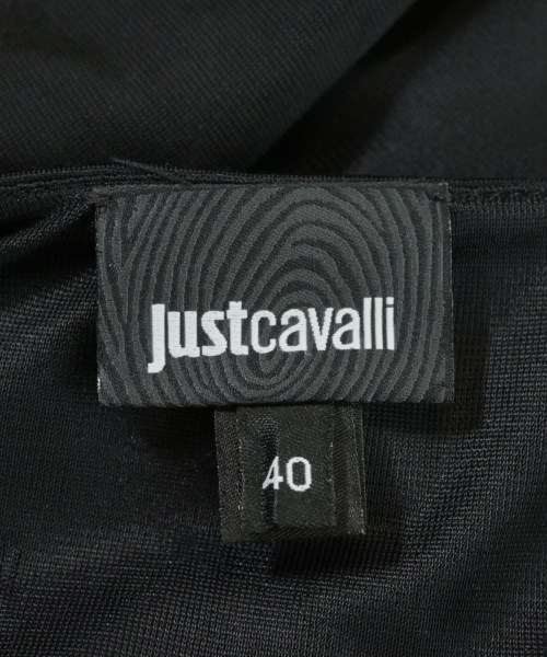 JUST cavalli（ジャストカバリ）ワンピース 黒 サイズ:40(M位) レディース/2200706041026