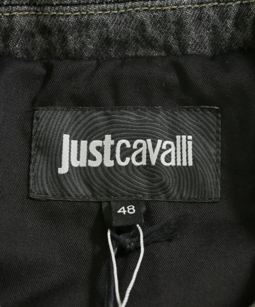 JUST cavalli（ジャストカバリ）デニムジャケット グレー サイズ:48(L位) メンズ/2200699474306