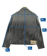 JUST cavalli（ジャストカバリ）デニムジャケット グレー サイズ:48(L位) メンズ/2200699474306