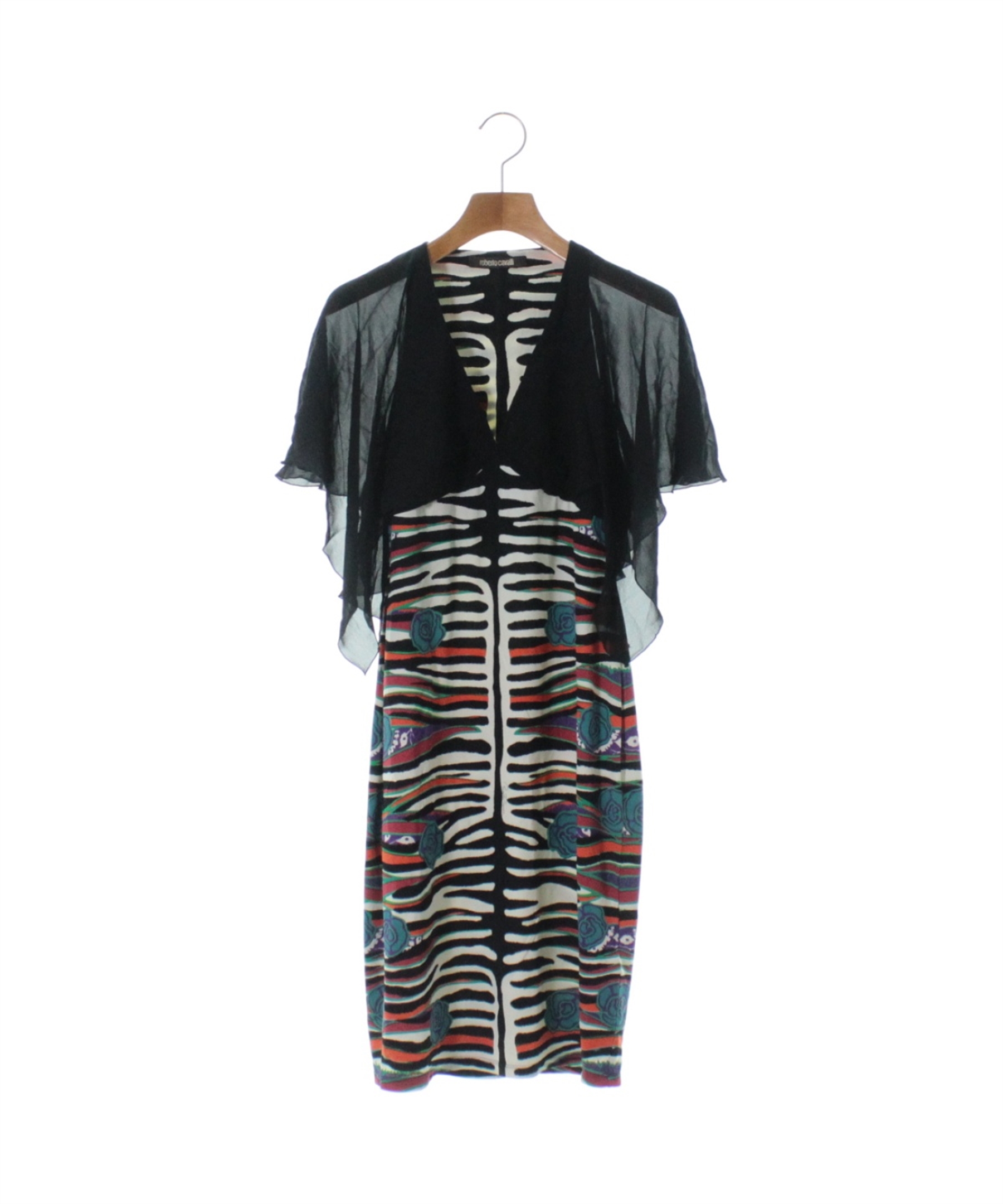 roberto cavalli（ロベルトカバリ）ワンピース 黒 サイズ:40(M位 